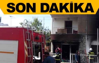 Lefkoşa'da ev yangını! 3 Çocuk Yaralandı