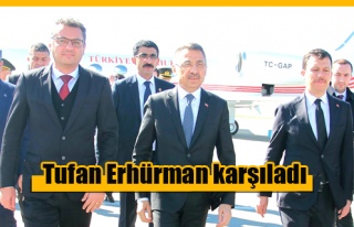 Oktay’ı Ercan'da Erhürman Karşıladı