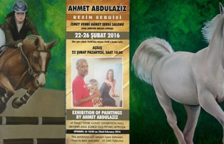 Ressam Ahmet Abdulaziz'in 4. sergisi açılıyor