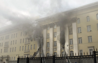 Rusya Savunma Bakanlığı'nda yangın!..