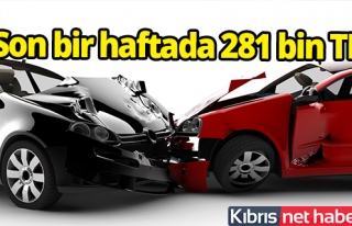 Trafikte son bir haftada 79 kaza, 9 yaralı, 281 bin...