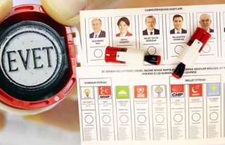 Türkiye geneli belli olan seçim sonuçları