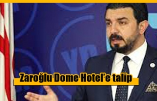 Zaroğlu Dome Hotel için yıllık 2 Milyon TL teklif...