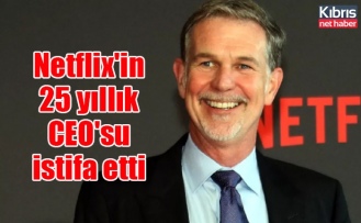 Netflix'in 25 yıllık CEO'su istifa etti