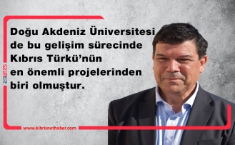 DAÜ Rektörü Prof. Dr. Hasan Kılıç, Cumhuriyet’in 40’ıncı yılını kutladı