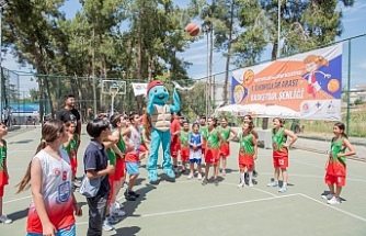 İlkokullar Arası Basketbol Şenliği’nde büyük coşku