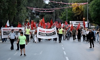 32 örgüt Lefkoşa'da eylem yaptı