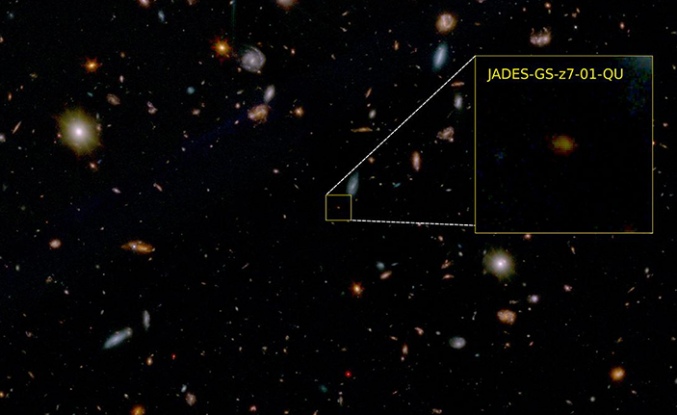 Webb Uzay Teleskobu evren oluşum kuramlarına aykırı en eski "ölü galaksiyi" fotoğrafladı